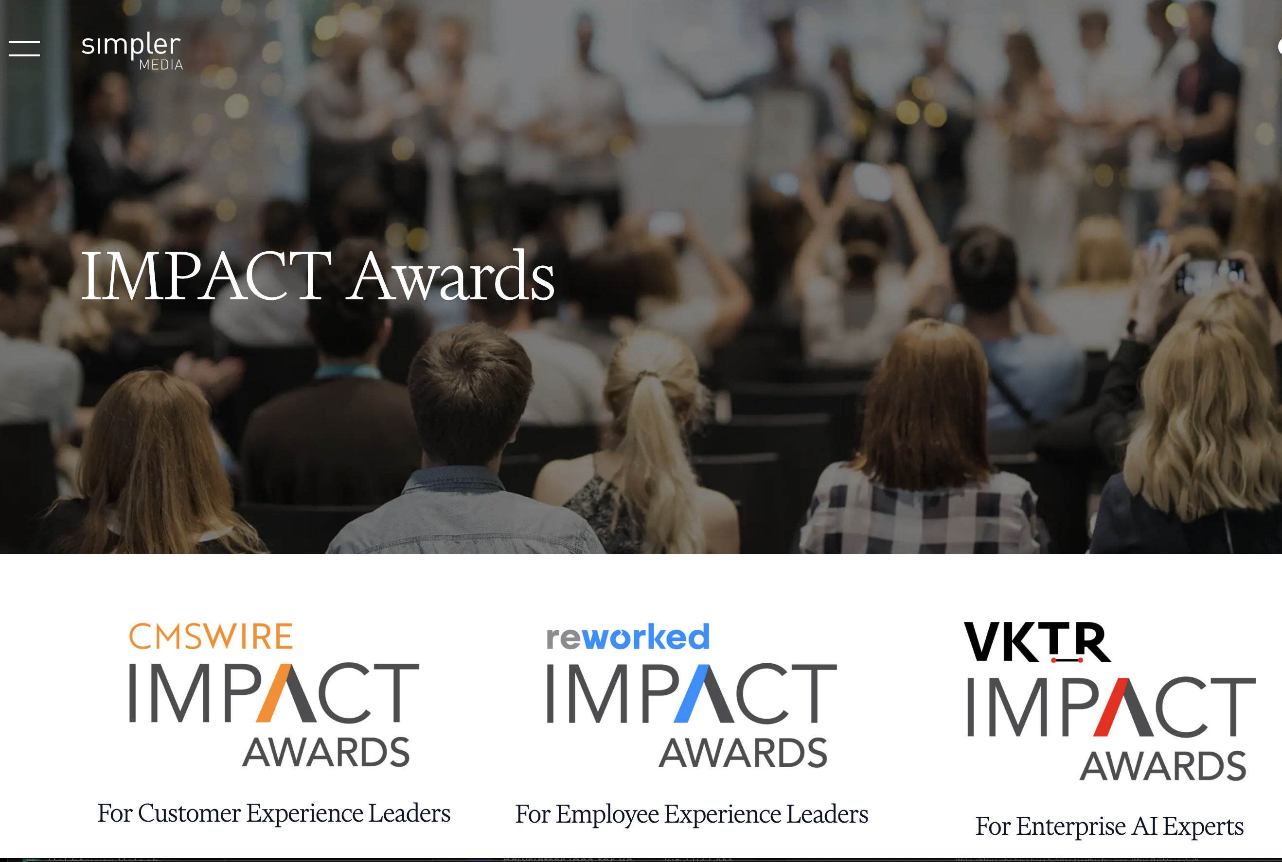 Simpler Media Group IMPACT Awards